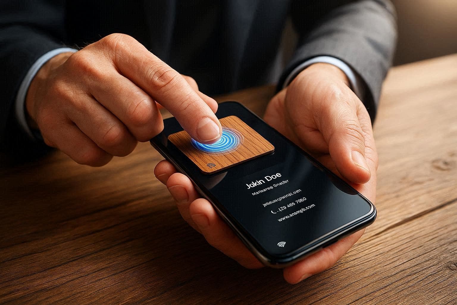 Scan NFC Connect Card Zebrano Art