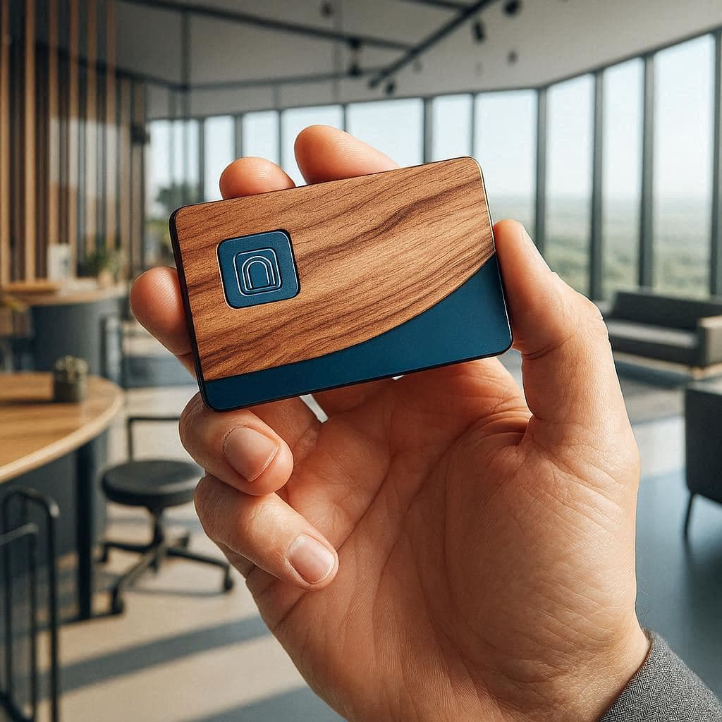 Connect Card Zebrano Art — bois précieux